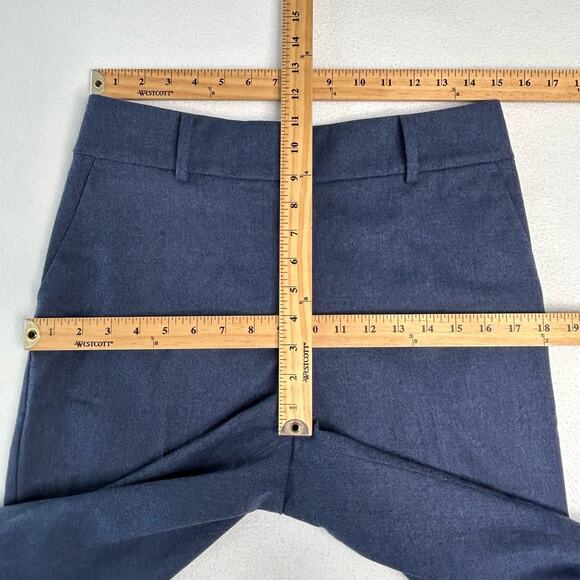 Talbots Women's Size 4 NWT Luxe Wool Slim Ankle Pant Blue - Picture 2 of 10